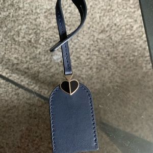 Navy Kate spade luggage tag